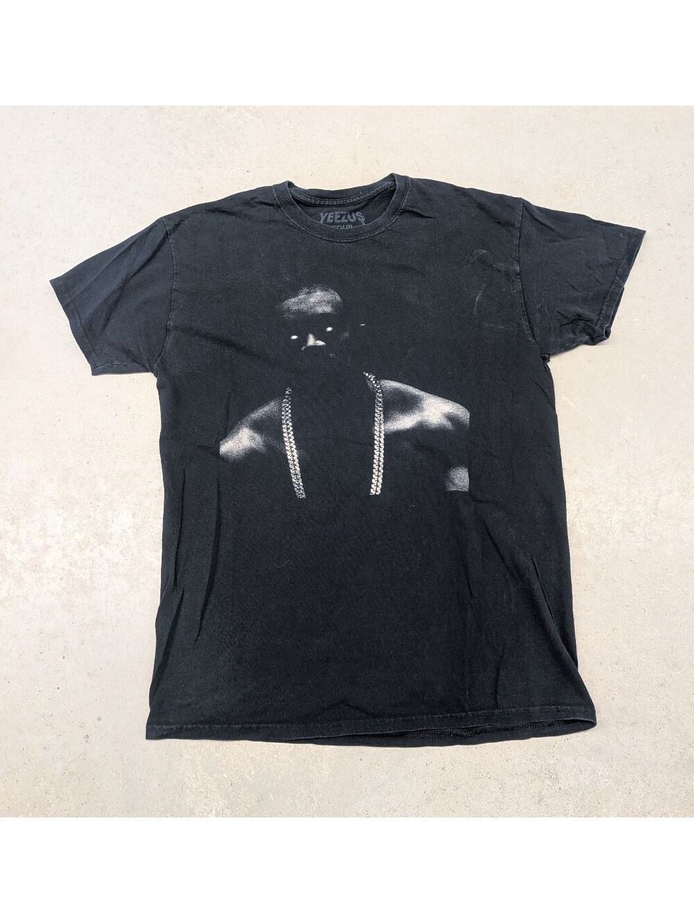 Kanye West Yeezus Album Tour Concert Black Skinh T-shirt